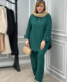 ست تونیک و شلوارزنانه جنس شانتون