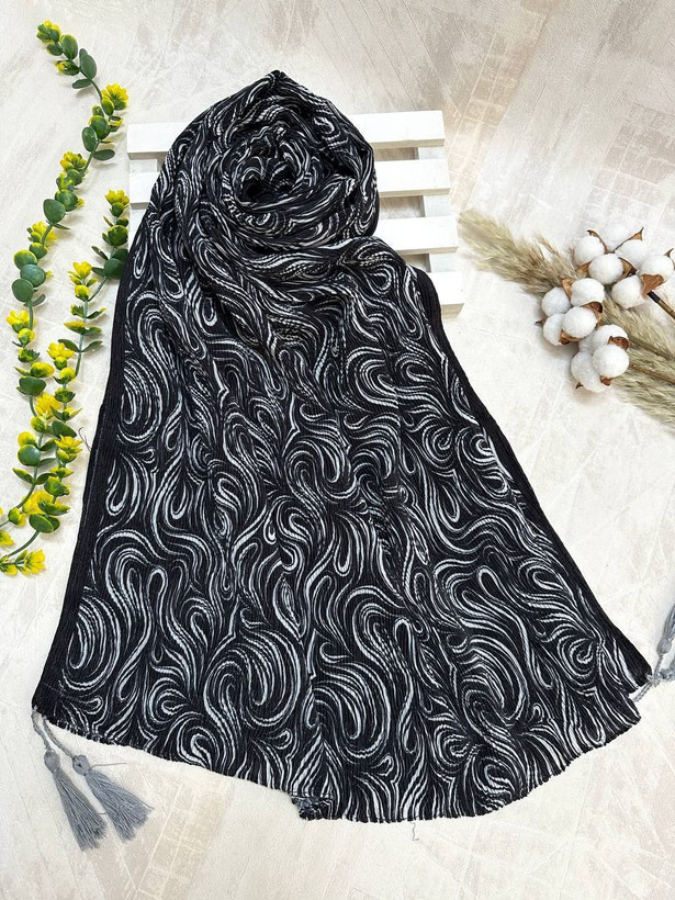 شال پلیسه جنس نخ