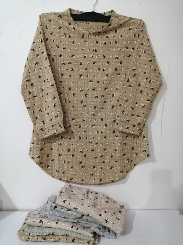 تونیک مانتویی جنس کراش