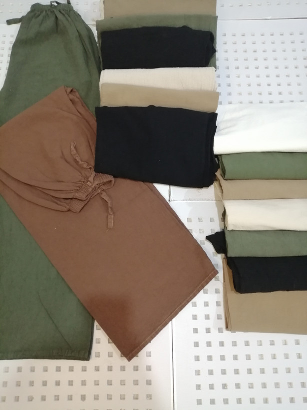 شلوار بگ لینن