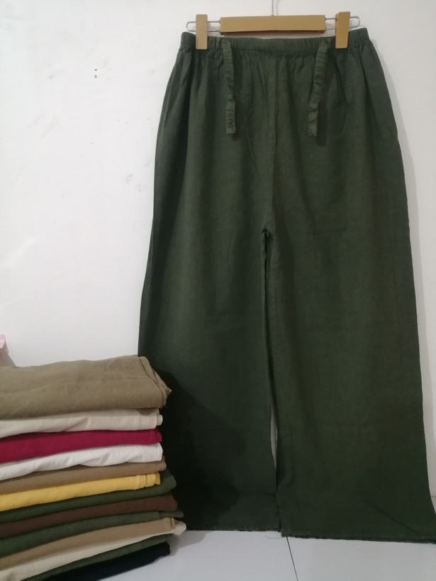 شلوار بگ لینن