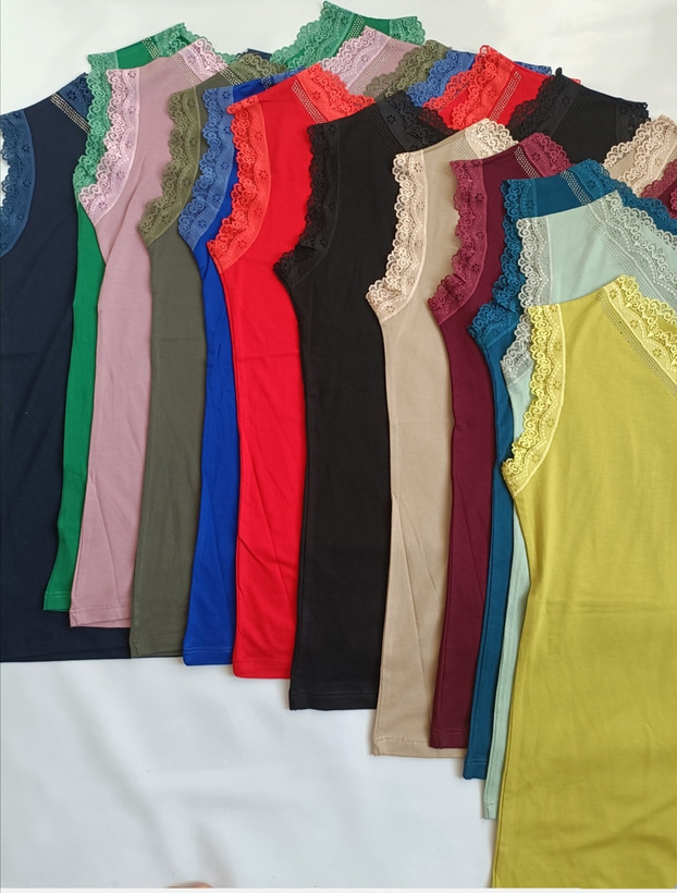 تیشرت زنانه مدل دار یقه هفت