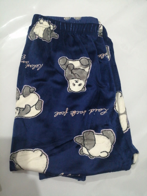 شلوار مخمل زنانه عروسکی