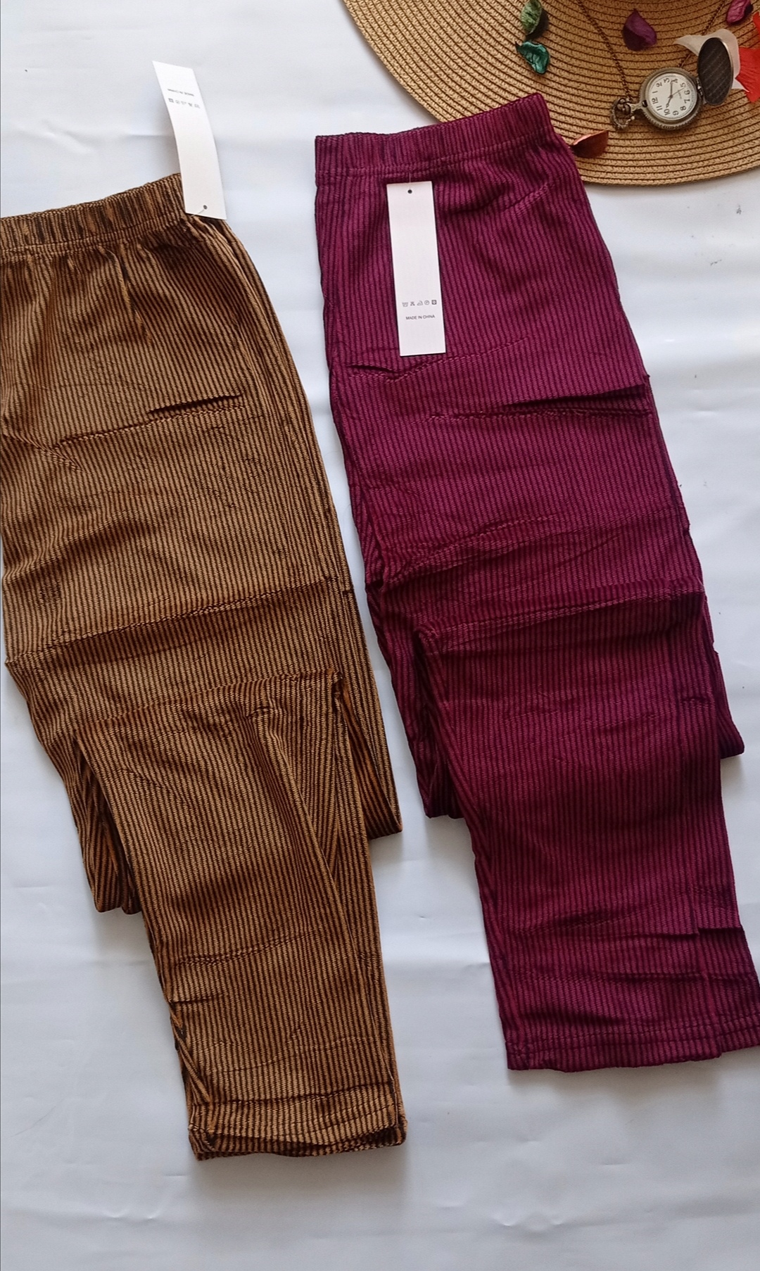 شلوار مخمل کبریتی