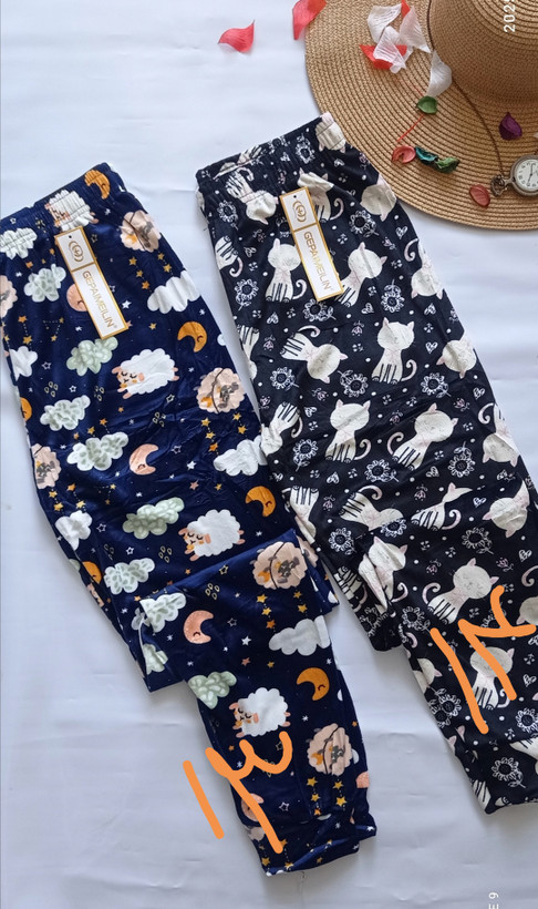 شلوار مخمل قواره بزرگ