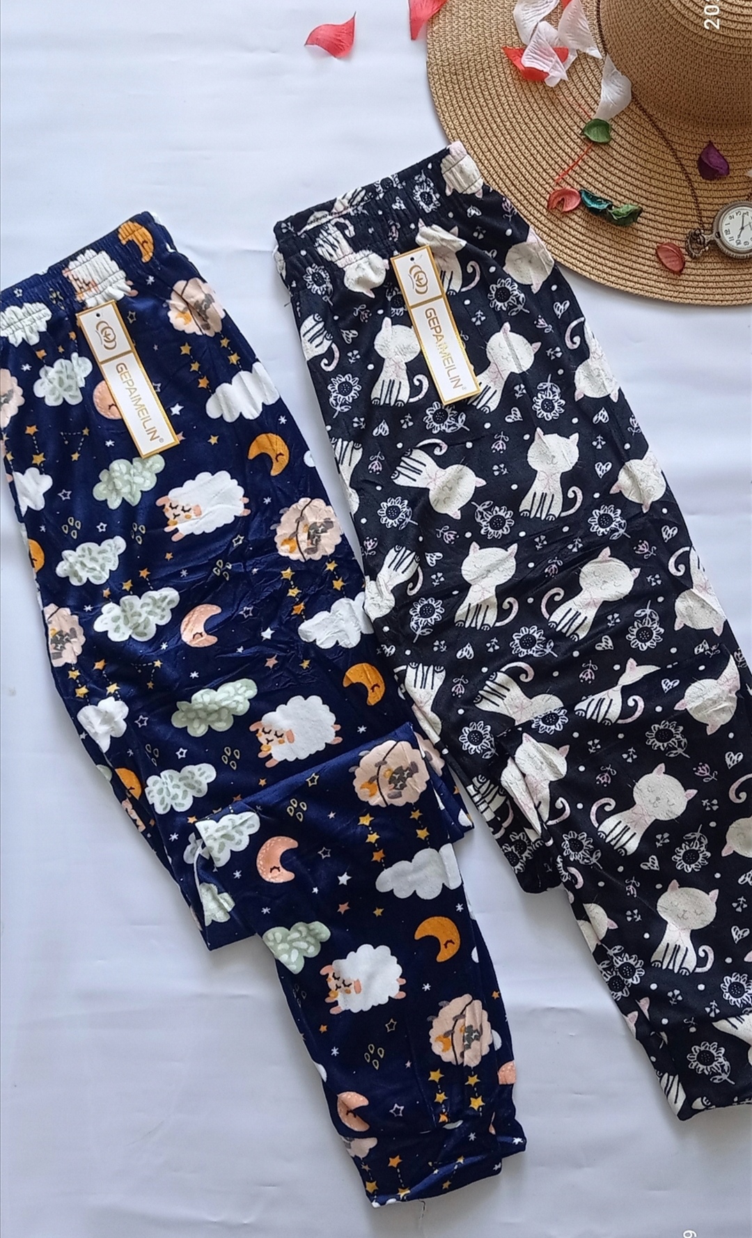 شلوار مخمل زنانه مدل عروسکی برند H/m مسلم به سفارش امارات وارداتی