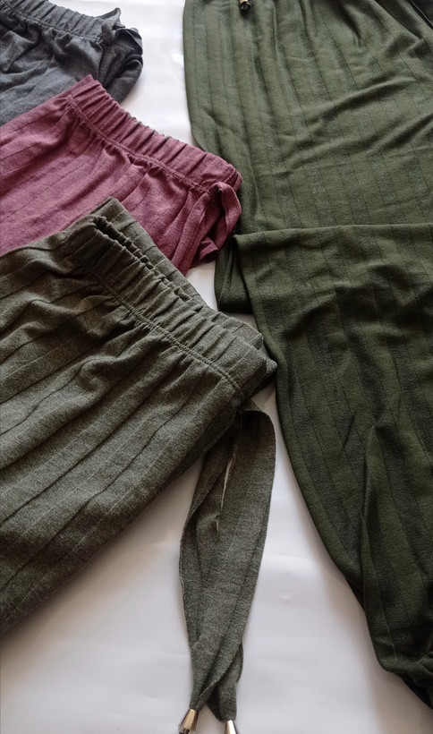 شلوار نخی زنانه سایز بزرگ