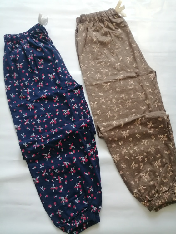 شلوار نخی زنانه دمپا کشی