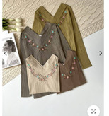 بلوز کبریتی گلدوزی