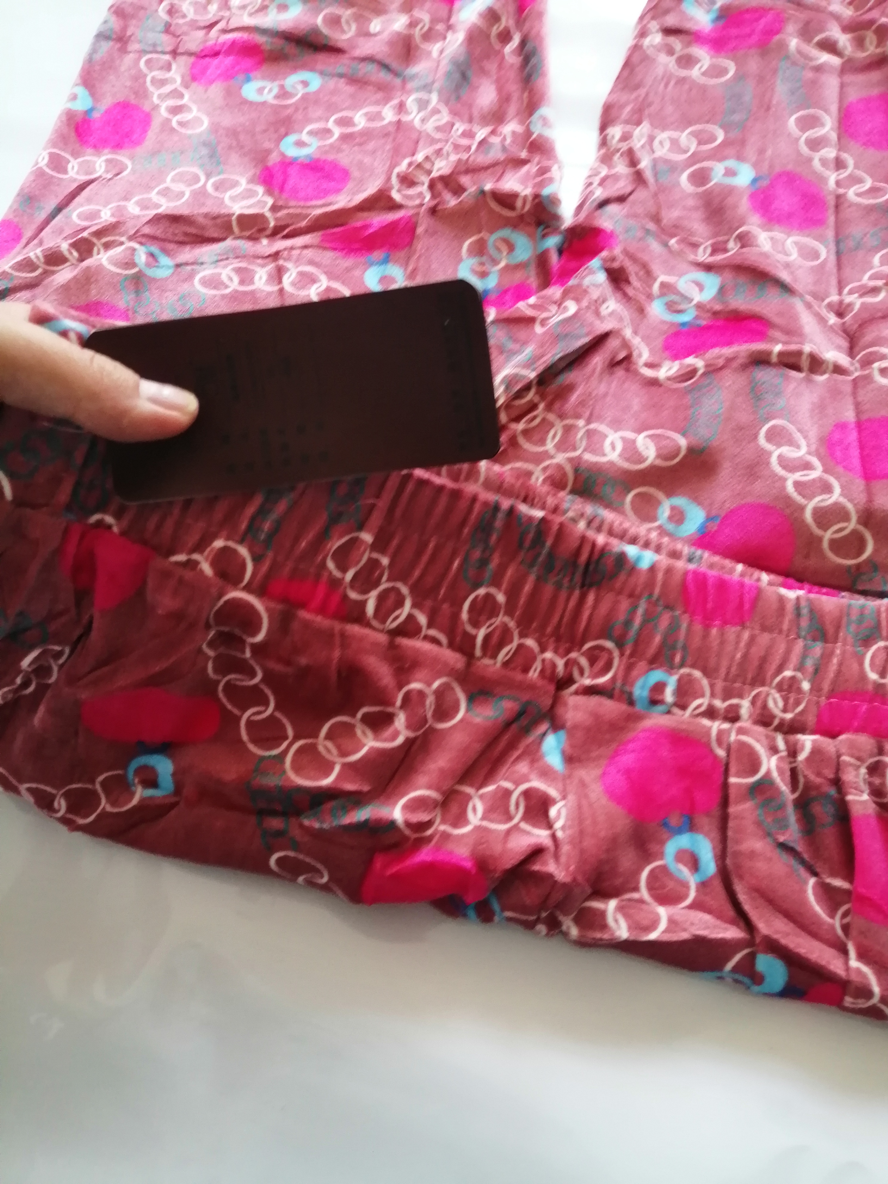 شلوار مخمل قواره دار