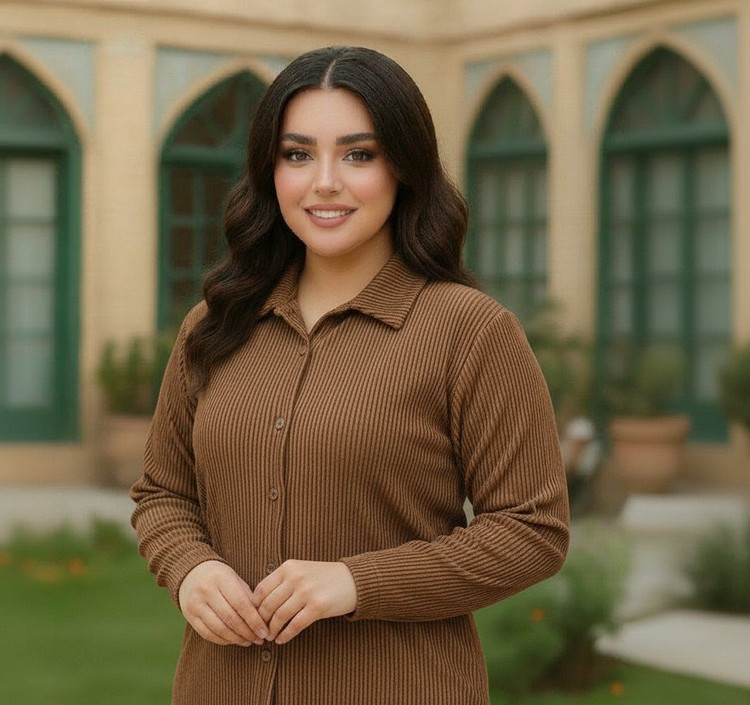 شومیز یقه مردانه