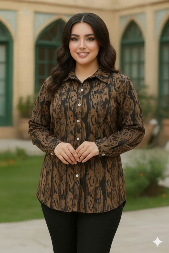 شومیز یقه مردانه