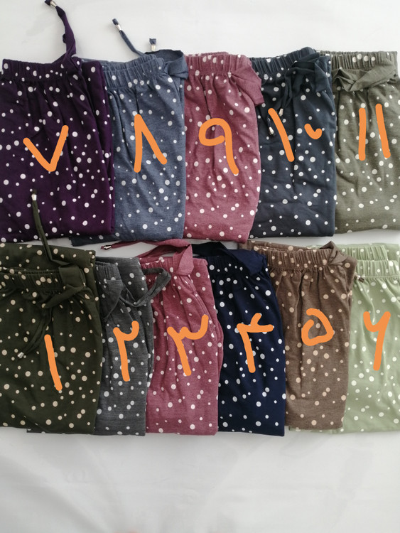 شلوار نخی زنانه سایز بزرگ