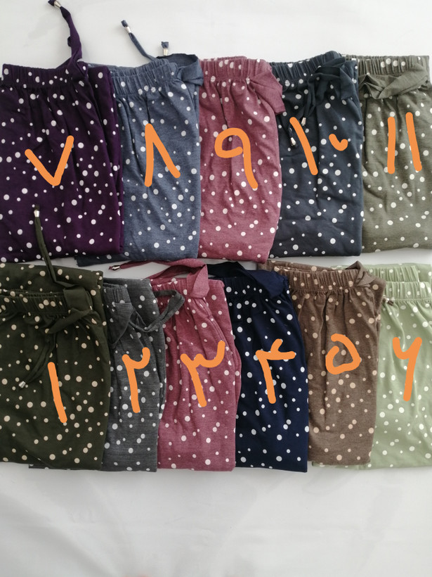 شلوار نخی زنانه سایز بزرگ