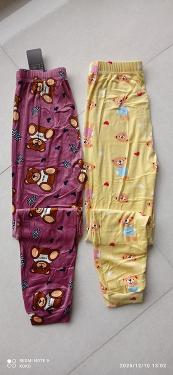 شلوار مخمل عروسکی