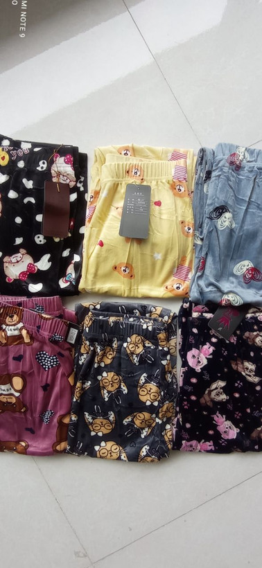 شلوار مخمل عروسکی