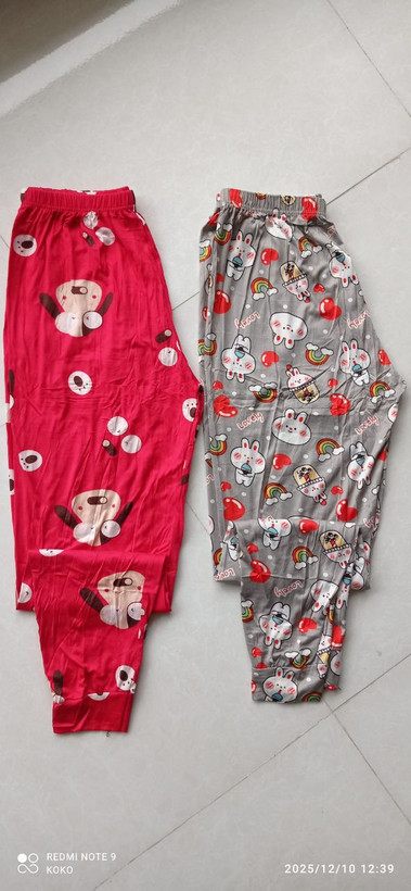 شلوار نخ پنبه زنانه