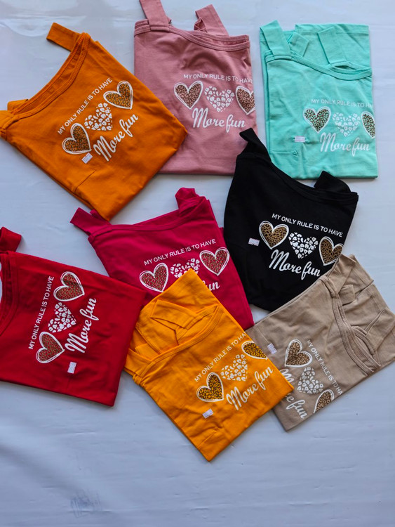 تیشرت نخی قلبی