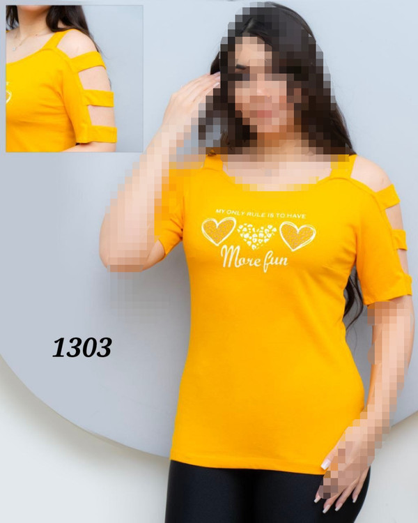 تیشرت نخی مدل دار