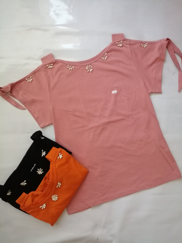 تیشرت منجوق دوزی