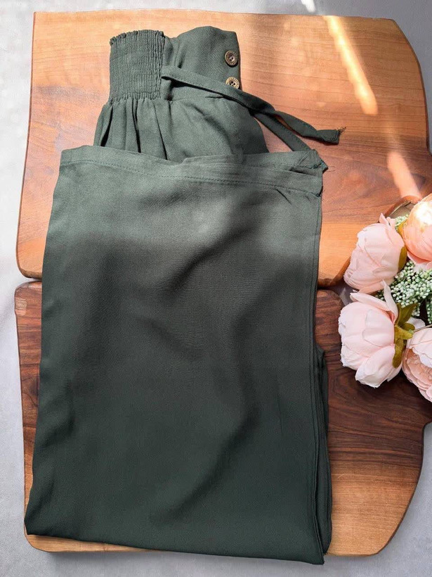 شلوار نخی بدون ابرفت