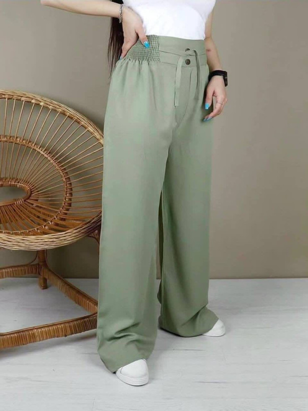 شلوار نخی شست شده