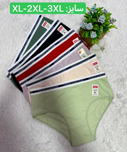 شورت نخی زنانه مدل اسپرت سایز بزرگ